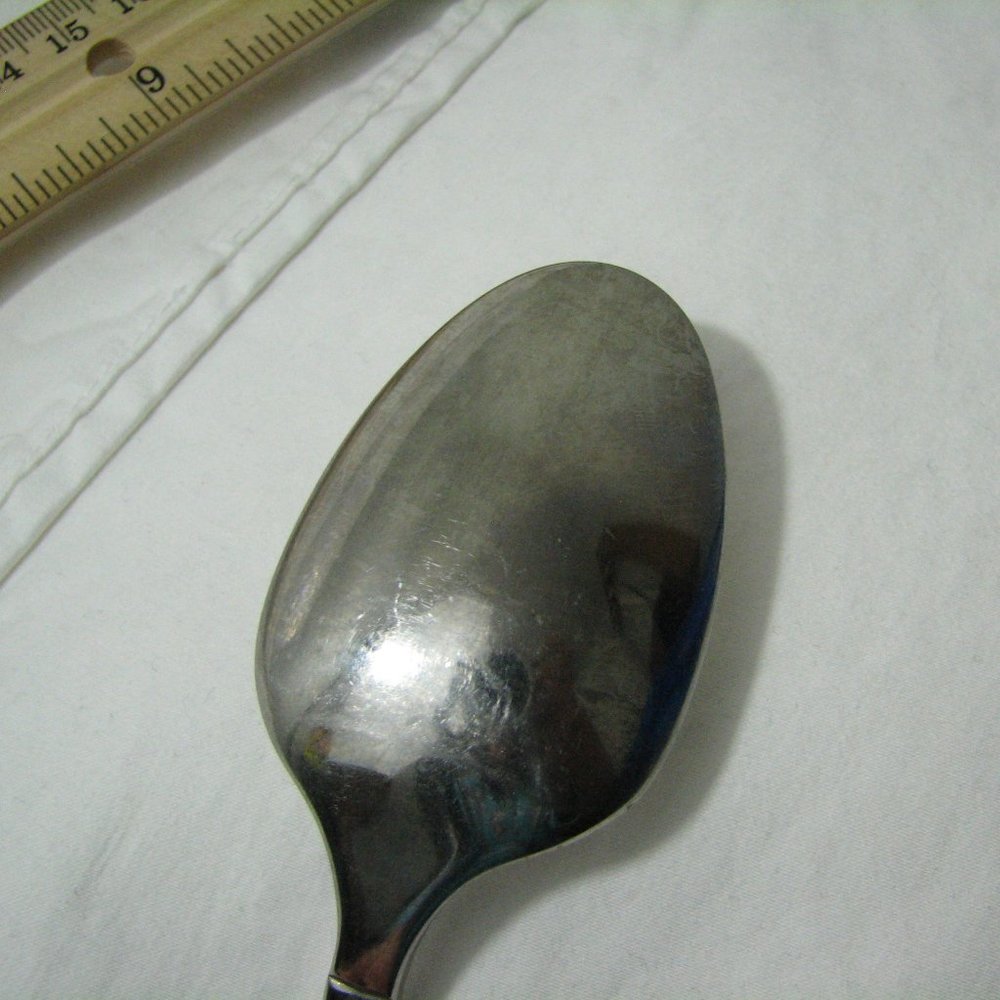 ONEIDA 18/10 GARNET PATTERN Place/Oval Soup Spoon 7 INCH - Picture 10 of 12